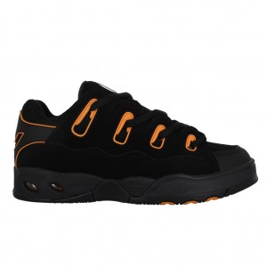 Black / Orange Men Osiris D3 OG Skate Shoes | OS9048126