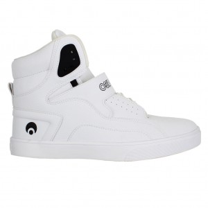 White / Black / White Men Osiris Rize Ultra Sneakers | OS2509347